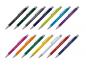Preview: 14x Druckbleistift mit Gravur / aus Metall / 14 Farben