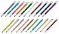 Preview: 20 Touchpen Kugelschreiber aus Metall / 20 verschiedene Farben