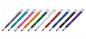 Preview: 20 Touchpen Kugelschreiber aus Metall / 20 verschiedene Farben
