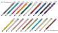 Preview: 20 Touchpen Kugelschreiber aus Metall mit Gravur / 20 verschiedene Farben