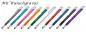 Preview: 20 Touchpen Kugelschreiber aus Metall mit Gravur / 20 verschiedene Farben