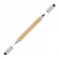 Preview: 2in1 Touchpen Kugelschreiber und endlos Mine aus Bambus