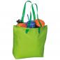 Preview: 2x Strandtasche / mit transparenten Henkeln / Farbe: je 1x orange und apfelgrün