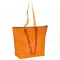Preview: 2x Strandtasche / mit transparenten Henkeln / Farbe: je 1x orange und apfelgrün