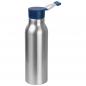 Preview: 3x Alu Trinkflasche / Füllvermögen von 600 ml / mit 3 verschiedenen Deckelfarben