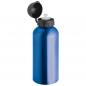 Preview: 3x Aluminium Trinkflasche mit Gravur / Sportverschluss / je 1x grau,rot,blau