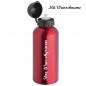 Preview: 3x AluTrinkflasche mit Namensgravur - Sportverschluss - je 1x grau,rot,blau