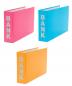 Preview: 3x Bankordner / 140x250mm / für Kontoauszüge / je 1x hellblau, pink, orange