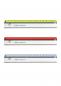 Preview: 3x Herlitz Lineal "my.pen" / 17cm / Farbe: je 1x rot, türkis, grün