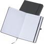 Preview: 3x Notizbuch / A5 / 160 linierte Seiten / PU Hardcover / je 1x schwarz,rot,blau