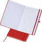 Preview: 3x Notizbuch / A5 / 160 linierte Seiten / PU Hardcover / je 1x schwarz,rot,blau