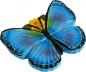 Preview: 4 verschiedene Deko Schmetterlinge / Größe: ca. 22cm