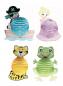 Preview: 4x Lampion / Laterne / 4 verschiedene Motive / Frosch, Tiger, Pirat, Prinzessin