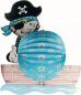 Preview: 4x Lampion / Laterne / 4 verschiedene Motive / Frosch, Tiger, Pirat, Prinzessin