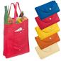 Preview: 4x Non-Woven Einkaufstasche / Farbe: je 1x blau, rot, gelb und orange