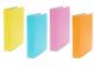 Preview: 4x Ringbuch / DIN A5 / 4-Ring Ordner / je 1x gelb, türkis, pink und orange