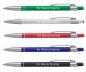 Preview: 5 Kugelschreiber mit Gravur / aus Metall / slimline / 5 verschiedene Farben