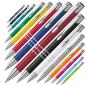 Preview: 50 Kugelschreiber aus Metall / 50 Farben