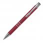 Preview: 50 Kugelschreiber aus Metall / vollfarbig lackiert / Farbe: burgund (matt)