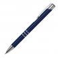 Preview: 50 Kugelschreiber aus Metall / vollfarbig lackiert / Farbe: dunkelblau (matt)