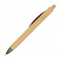 Preview: 5x Holz Kugelschreiber aus Bambus mit Namensgravur