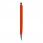 Preview: 5x Kugelschreiber mit Namensgravur - aus Metall - mit Soft Touch - Farbe: orange