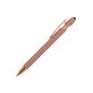 Preview: 5x Touchpen Kugelschreiber "Roségold" / aus Metall / Soft-Touch / 5 Farben