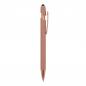 Preview: 5x Touchpen Kugelschreiber "Roségold" / aus Metall / Soft-Touch / roségold