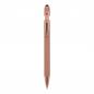 Preview: 5x Touchpen Kugelschreiber "Roségold" / aus Metall / Soft-Touch / roségold