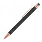 Preview: 5x Touchpen Kugelschreiber "Rosegold" / aus Metall / 5 Farben