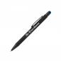 Preview: 5x Touchpen Kugelschreiber mit Namensgravur - aus Metall - Stylusfarbe: blau
