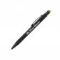 Preview: 5x Touchpen Kugelschreiber mit Namensgravur - aus Metall - Stylusfarbe: hellgrün