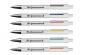 Preview: 6x Kugelschreiber mit Namensgravur - mit Applikationen - 6 verschiedene Farben
