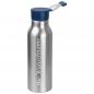 Preview: Alu Trinkflasche mit Gravur / Füllvermögen von 600 ml / mit blauen Silikondeckel
