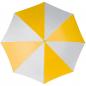 Preview: Automatik-Regenschirm / Farbe: weiss-gelb