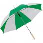 Preview: Automatik-Regenschirm / Farbe: weiss-grün