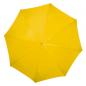 Preview: Automatik-Regenschirm mit Gravur / Farbe: gelb