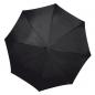 Preview: Automatik-Regenschirm mit Gravur / Farbe: schwarz