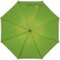 Preview: Automatik-Regenschirm mit Holzgriff / Farbe: hellgrün
