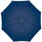 Preview: Automatik-Regenschirm mit Holzgriff und Holzspitzen / Farbe: dunkelblau