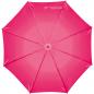 Preview: Automatik-Regenschirm mit Holzgriff und Holzspitzen / Farbe: pink