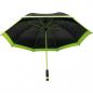 Preview: Automatik-Regenschirm XXL / mit Softgriff / Farbe: schwarz-neongelb