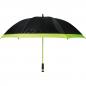 Preview: Automatik-Regenschirm XXL / mit Softgriff / Farbe: schwarz-neongelb