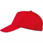 Preview: Baumwoll Basecap 5 Panel / Farbe: rot