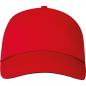 Preview: Baumwoll Basecap 5 Panel / Farbe: rot