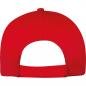 Preview: Baumwoll Basecap 5 Panel / Farbe: rot