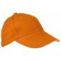 Preview: Baumwoll-Basecap 6 Panel heavy-brushed Cotton / Farbe: orange