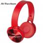 Preview: Bluetooth Kopfhörer mit Namensgravur - Farbe: rot