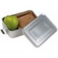 Preview: Brotzeitdose mit Gravur / aus Aluminium / Lunchbox / Brotdose