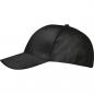 Preview: CrisMa 6 Panel Baseballcap aus recycelter Baumwolle / Farbe: schwarz